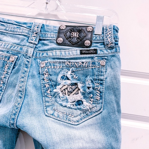 Miss Me Jeans RARE with embellished pockets Bootcut Flare Fit - Picture 11 of 13